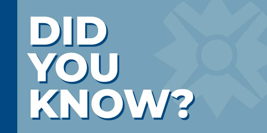 The words Did You Know? against a pattern background.